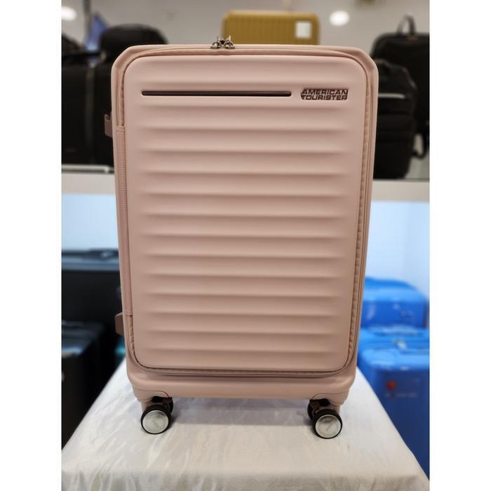 내부라벨에별도표시 아메리칸투어리스터 아메리칸투어리스터 세이브존01 FRONTEC 프론텍 캐리어 25인치 화물용 확장OK 고급진 파스텔톤