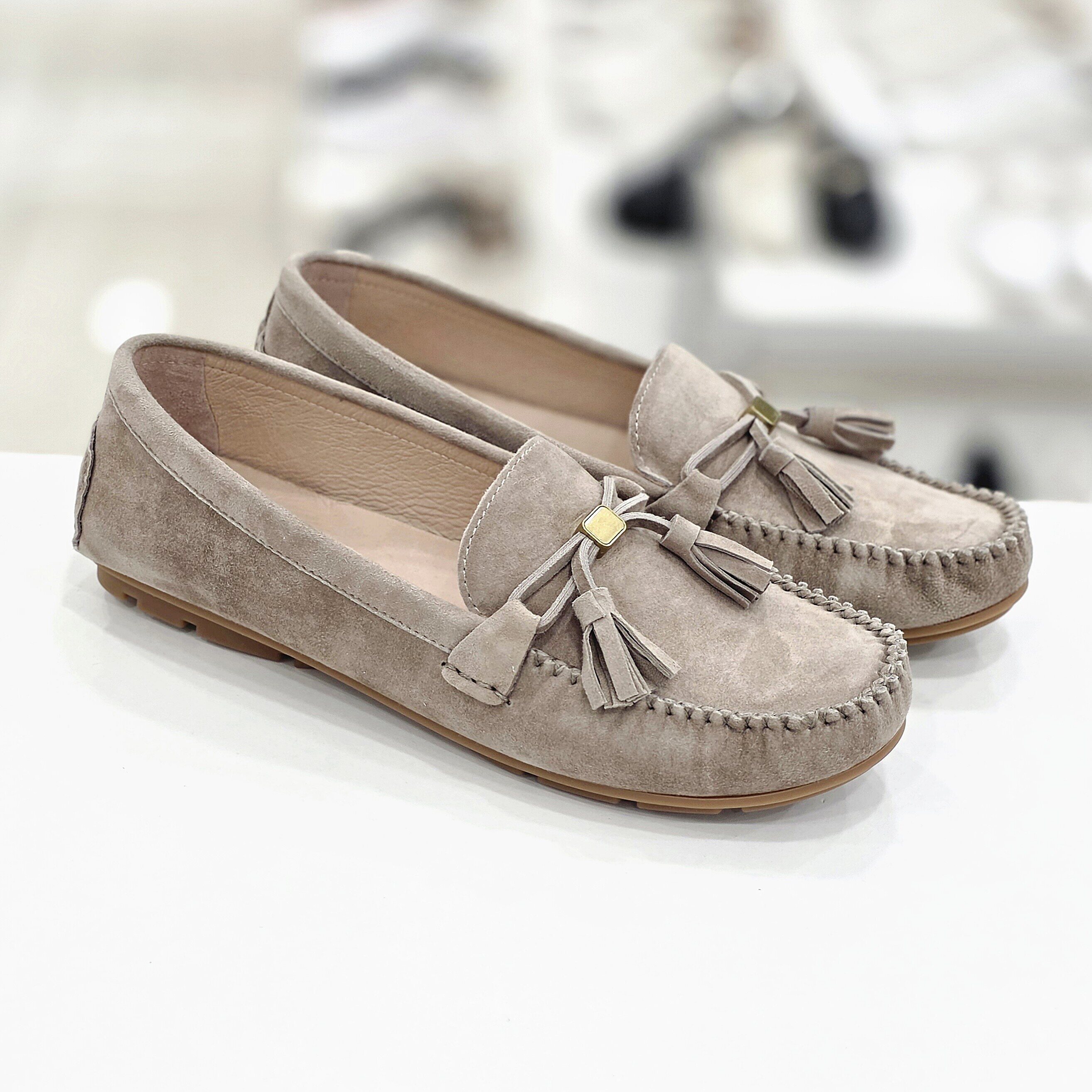 탠디 (패플) [탠디]여성 스웨이드 태슬로퍼 컴포트플랫로퍼 WX26R030TYO2C_HDD