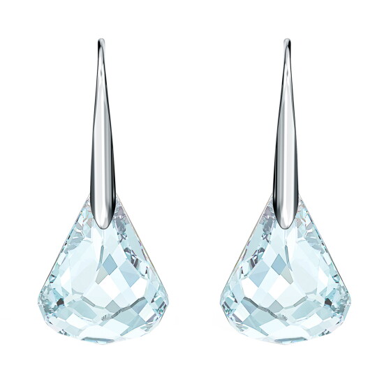 [스와로브스키][롯데면세점]SWAROVSKI 스카이블루 물방울 귀걸이