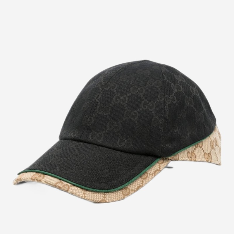 GUCCI 구찌 구찌 모노그램 콘트라스트 브림 베이스볼 캡 A001I2 4HBK31079