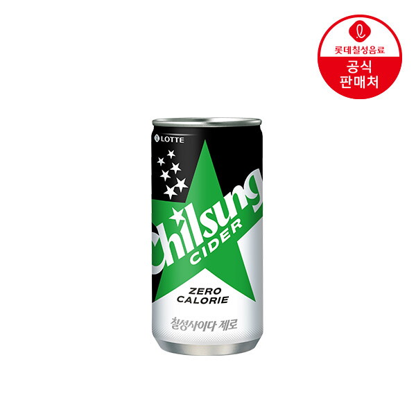 롯데칠성 [롯데칠성]칠성사이다 제로 210mlx60캔