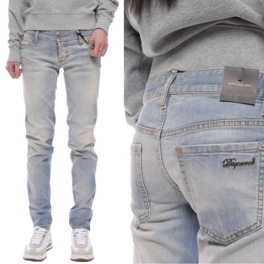 Dsquared2 [AK원주점] [디스퀘어드2] 여성 슈퍼 슬림 데님 팬츠 (S75LA0413 S30330 089)