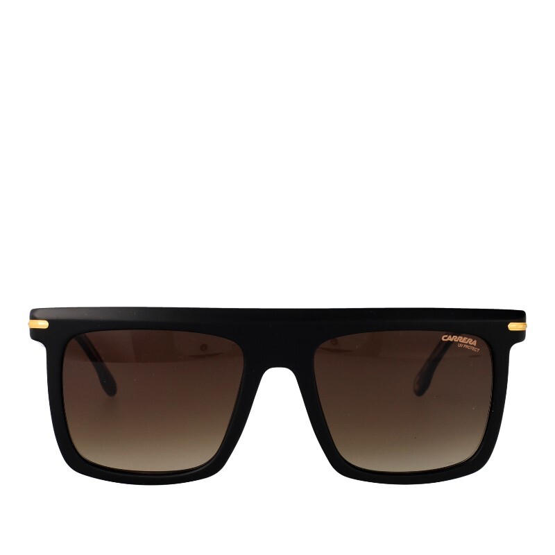 CARRERA 카레라 카레라 블랙 렉탱귤러 골드 디테일 선글라스 CARRERA 359 S VK6 99