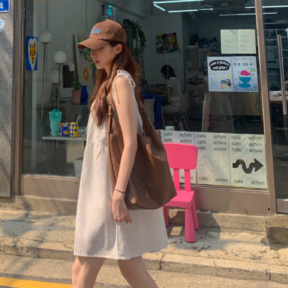워너비뮤즈 워너비뮤즈 /  빈티지 무광레더  보부상 노트북 빅 숄더백