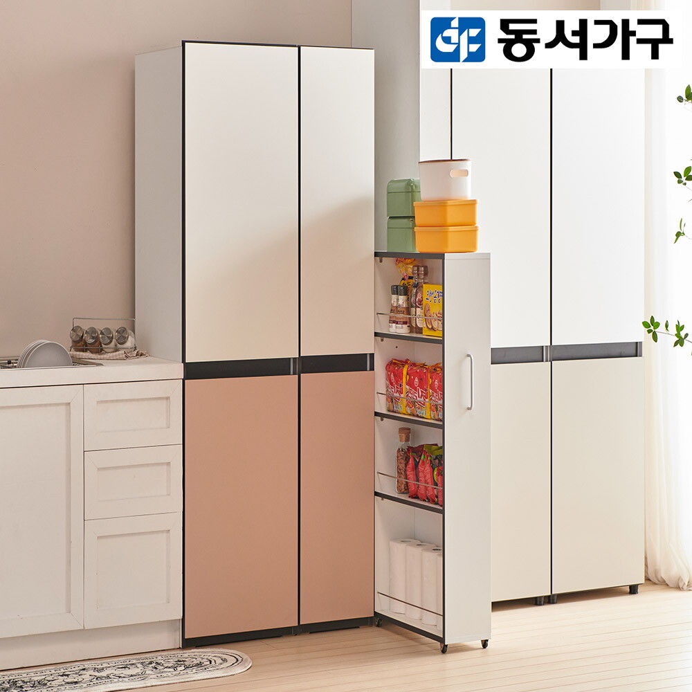 동서가구 OEM 동서가구 로아스 슬라이드 틈새 수납장 (소) DF923515