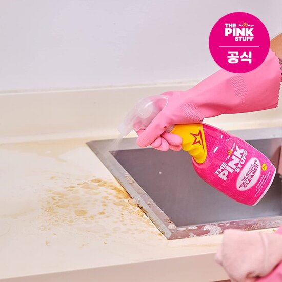 [핑크스터프] 미라클 멀티클리너 스프레이 750ml 주방 욕실 다용도 찌든때 제거 다목적세정제