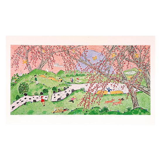 [이왈종/판화]제주생활의 중도_150 Editions_(95x47.5)