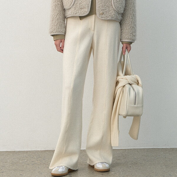 아틀리에 나인  CLOUD SOFT HAIRY PANTS (PT-5607)