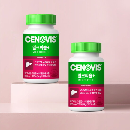 [세노비스]세노비스 밀크씨슬 비타민 900mg 60캡슐x2개 4개월분