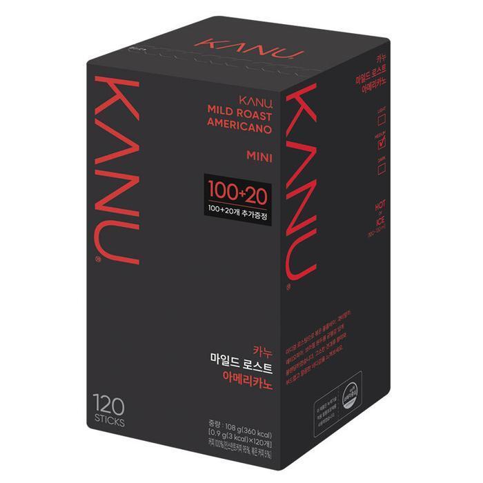 셀러허브 식품 카누 미니 마일드 로스트 120T(100+20T)