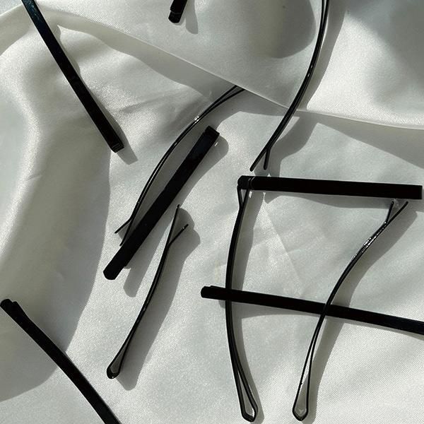 교보문고 아르뉴 블랙 실핀 튼튼한 메탈 실핀 (20개)