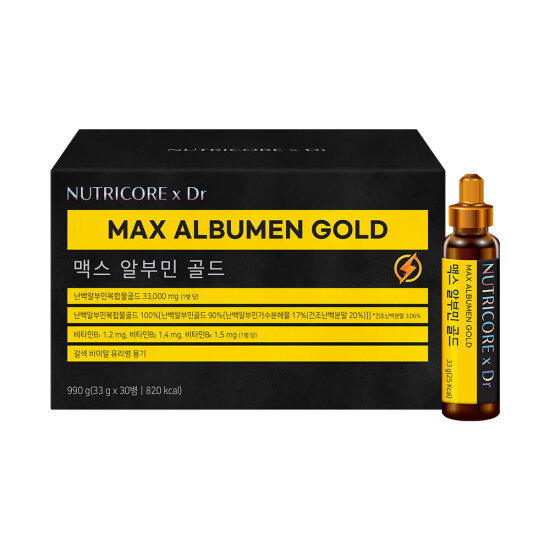 [뉴트리코어][1박스] 뉴트리코어 맥스 알부민 골드 (1박스:33gX30병)