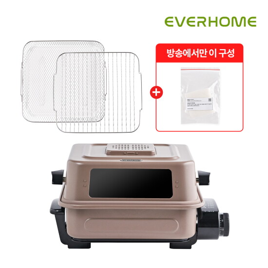 [에버홈](2)에버홈 생선구이기 프리미엄(EV-FG5000)+유분필터 10매 더!
