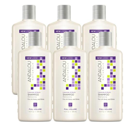 [안달로우 샴푸][최쇼단독]라벤더 비오틴 풀 볼륨 샴푸 340ml*6개