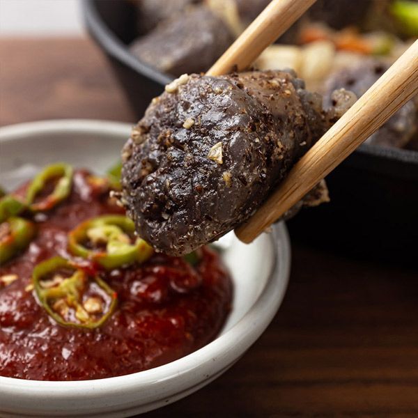 교보문고 식탁이야기 순댕이 30년전통 쫀득한 불고기순대1kg+김치순대1kg