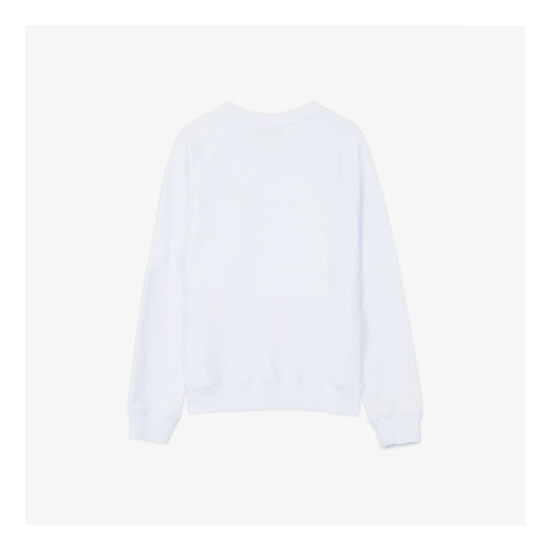 [MSGM] 여성 배색 로고 맨투맨 화이트