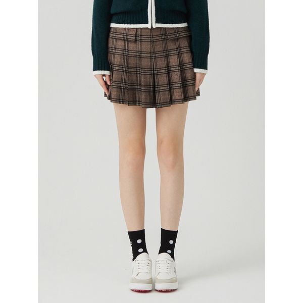 마틴골프 [하프클럽/마틴골프]여성 윈터 체크패턴 큐롯 (QW0ECU40559)