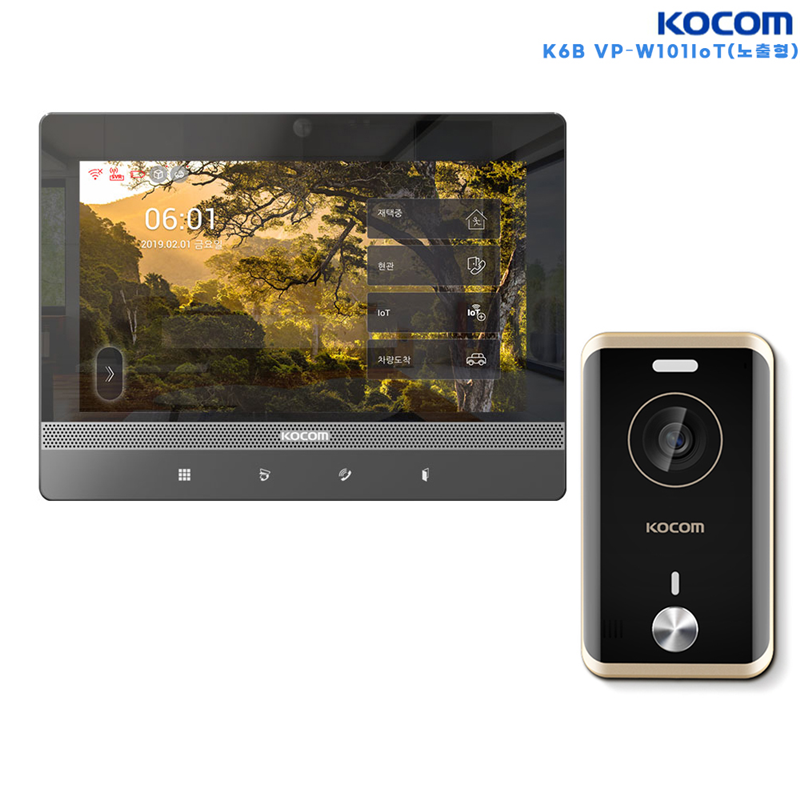 코콤 코콤 세종 SR파크 센텀 교체 비디오폰 K6B VP-W101IoT(노출형)