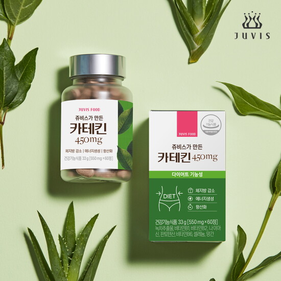 [쥬비스][쥬비스]카테킨 450mg 60정 x 2병