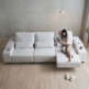 [에보니아]리드 4인 제로월 전동 슬라이딩 바퀴없는 확장형 모션쇼파 확장시 퀸사이즈 쇼파침대