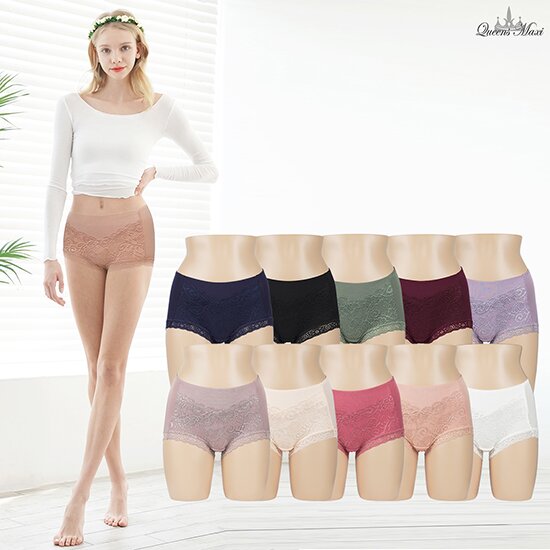 [퀸즈맥시] 모달 보정팬티 10종 패키지