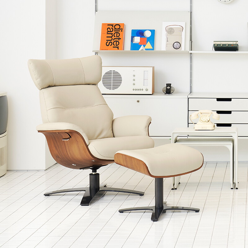 파찌홈 파찌홈 [파찌홈]로아스 1인용 하프레더 리클라이너 소파 안락 의자 라운지 체어