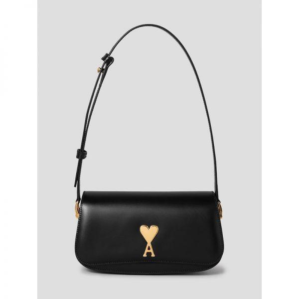 아미 AMI PARIS Unisex Baguette Paris Paris Bag Black