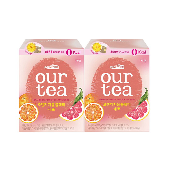 쟈뎅 [쟈뎅] 제로칼로리 아워티 오렌지 자몽 블랙티 8P+8P