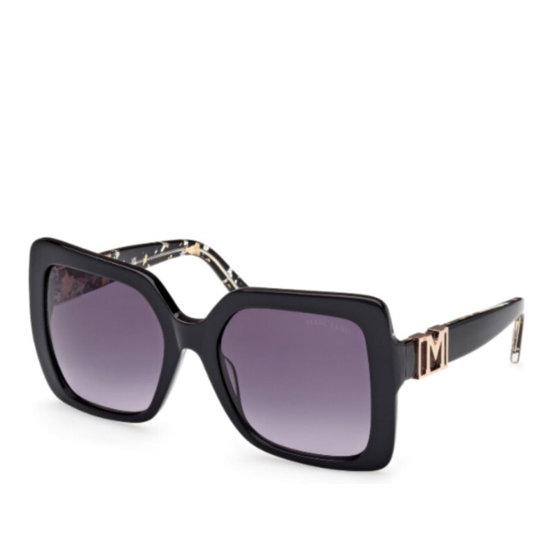 게스 바이 마르시아노 게스 바이 마르시아노 스퀘어 플라스틱 프레임 선글라스 GM00019 5601B 01B 56