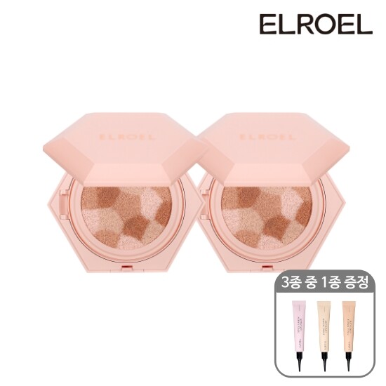 [엘로엘(화장품)][엘로엘] 블렌딩 콤팩트 쿠션(빅) 1+1+컨실러 1종