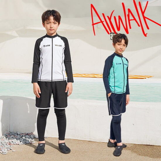 [에어워크]에어워크서프 남아동래쉬가드세트 2피스 YAWe1861