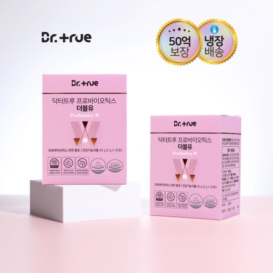 (닥터트루) 프로바이오틱스 아연함유 더블유 50억보장 유산균 60포