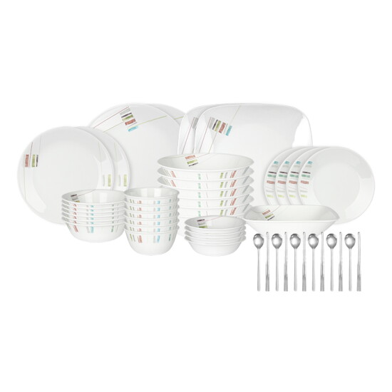 [코렐]★방송에서만★ CORELLE 핸디크래프트 6인조 홈세트 풀패키지 (면기6p+수저세트 포함구성)