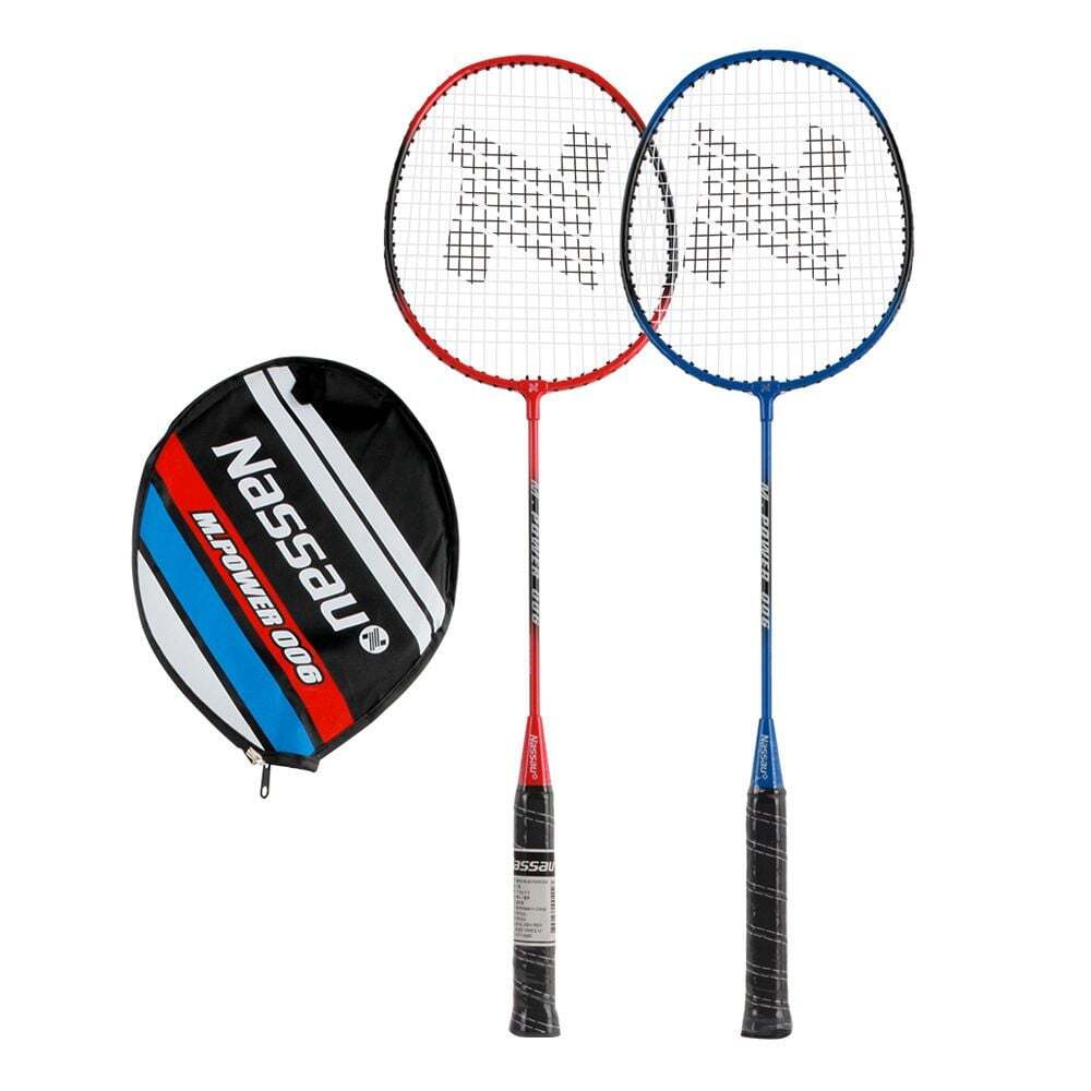 지오벤처스 낫소 배드민턴라켓 M 파워 006 (레드블루) (M.POWER 006)