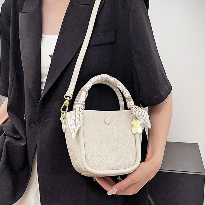 셀러허브잡화 여성용 스카프장식 미니 크로스백 J21039 패션잡화