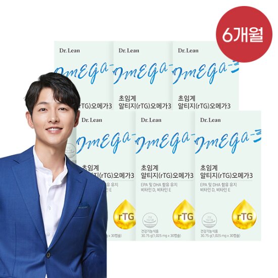 [6개월분] 닥터린 초임계 알티지오메가3  6박스
