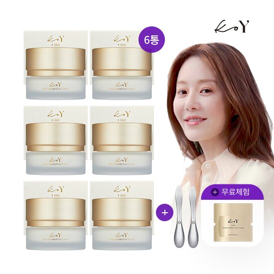 [고현정의 KoY] 매니아 구성 단백질 코어 크림 (크림50ml*6, 쥬얼 마사지볼*2)
