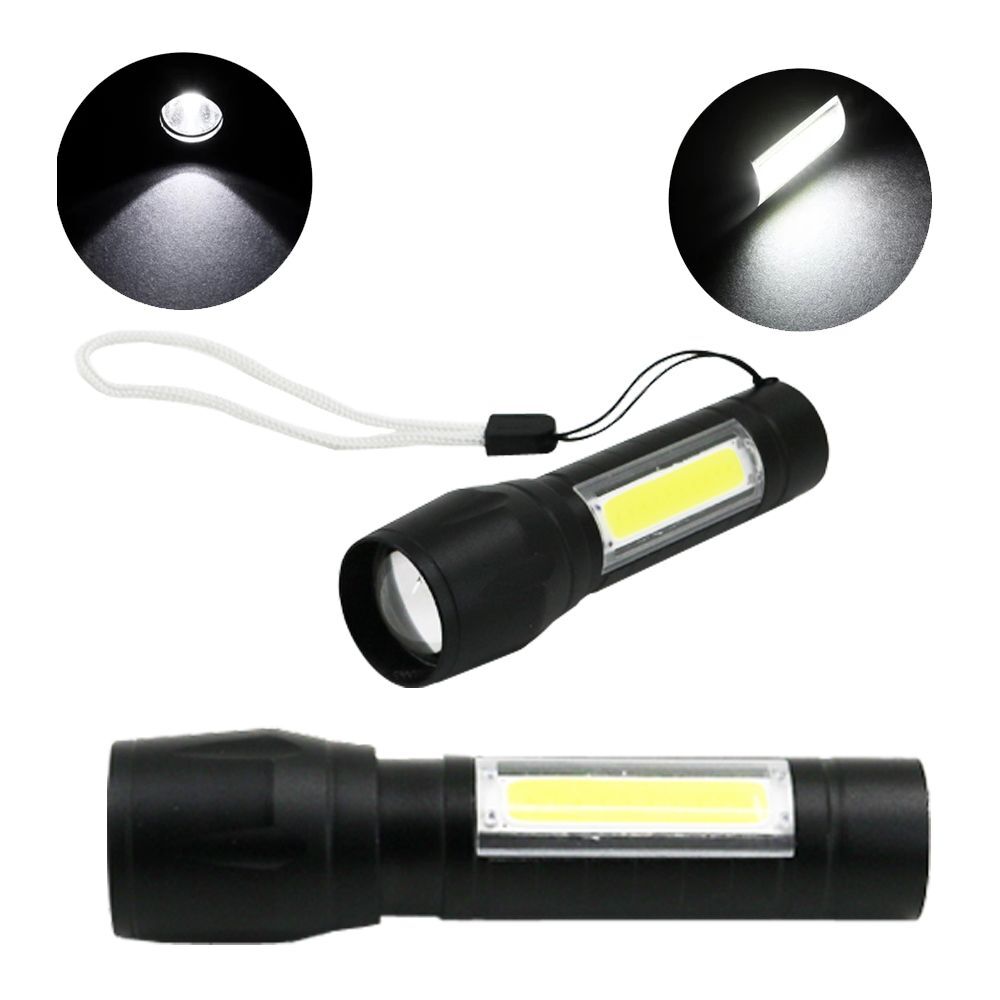 알티피아 미니 LED 충전식 줌 손전등 작업등 캠핑랜턴 COB