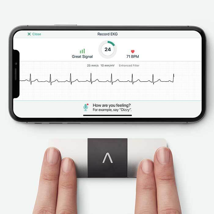 오므론 얼라이브코어 KardiaMobile 6L 심전도계