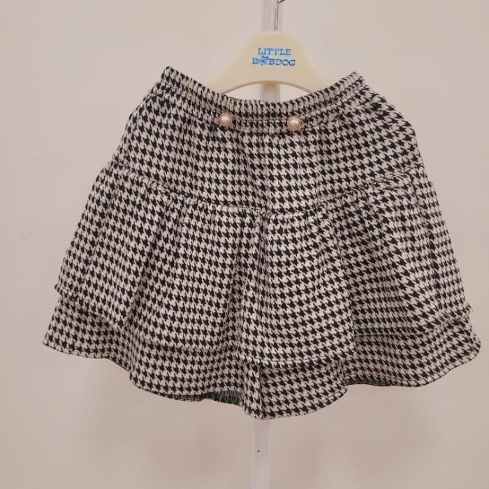 리틀밥독_ 리틀밥독 HC12 프리티큐롯P/T 하운드체크반바지 H251MPT03