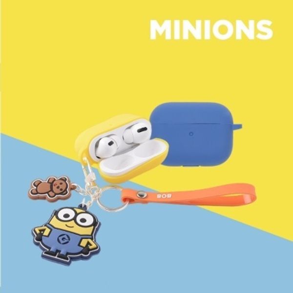 스마트웨이 교보문고 에이핀 미니언즈 BOB 키링 에어팟프로 케이스