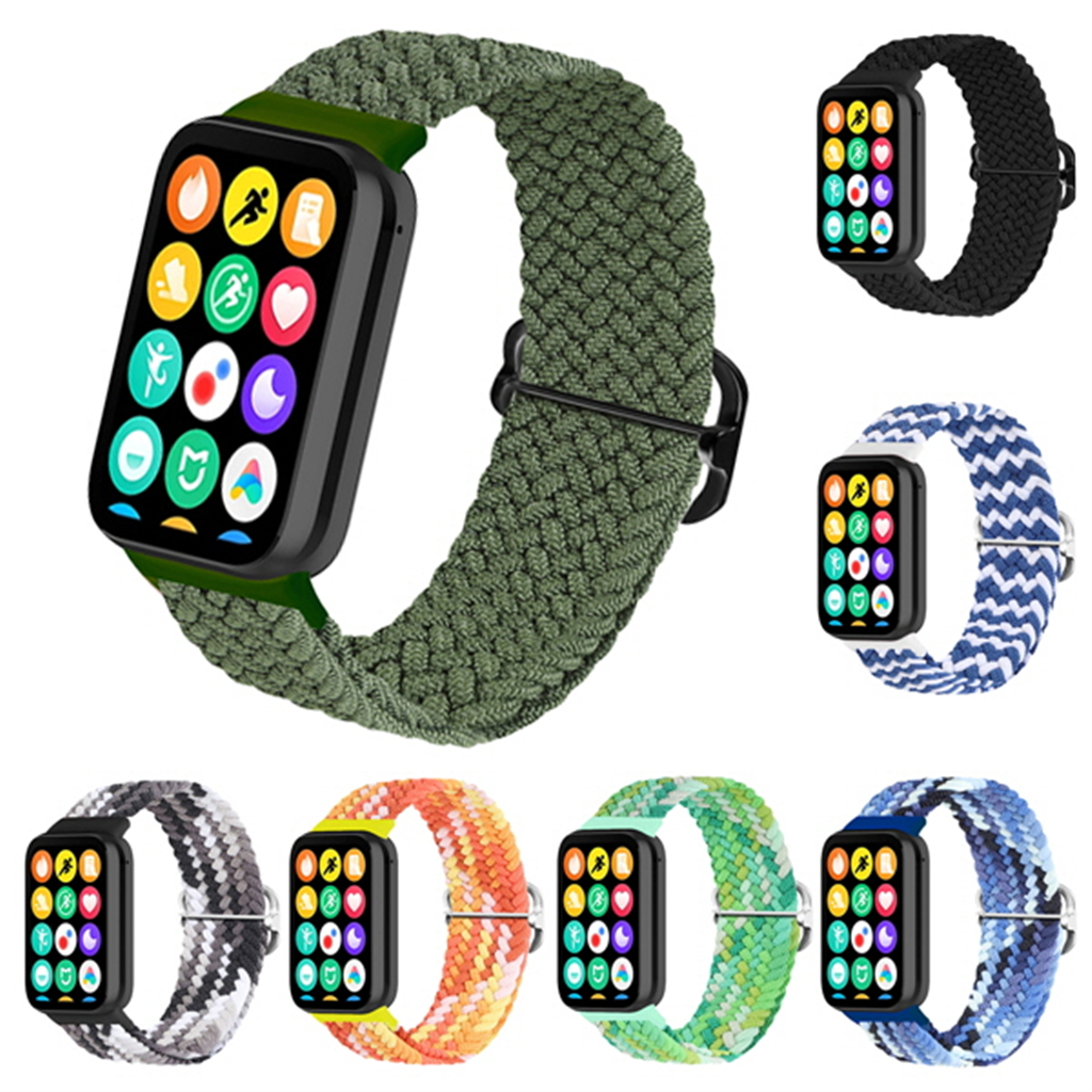 수나르 샤오미 미밴드 9프로 8프로 호환 버클 브레이드 솔로루프 나일론 밴드 시계줄 스트랩