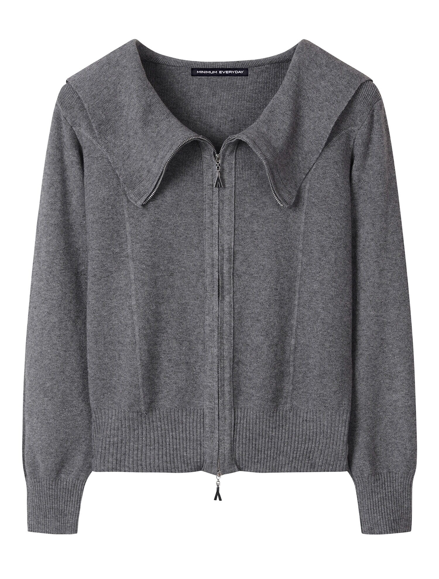 미니멈 에브리데이. [미니멈에브리데이][미니멈 에브리데이]세일러 카라 투웨이 집업 가디건 (EB3CK033D)