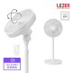 [르젠][빠른배송] 리모컨 BLDC 입체회전 스마트 써큘레이터 선풍기 LZDF-TR860