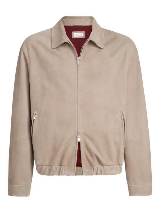 BRUNELLO CUCINELLI 브루넬로쿠치넬리 [해외] 26SS 브루넬로 쿠치넬리 컨트리 스웨이드 블루종 MPCAO2071 CZT85 JUTA RUBIN