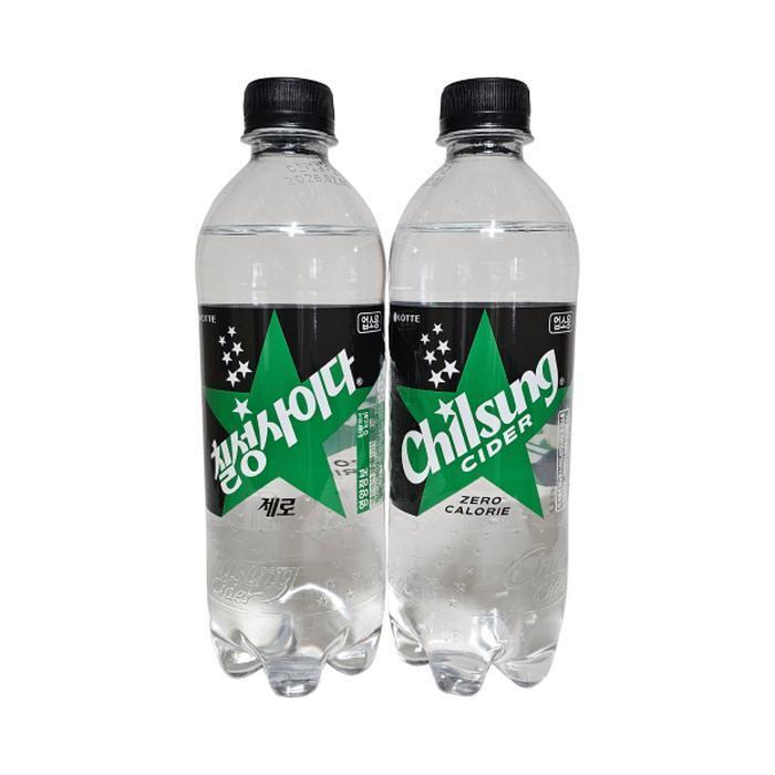 셀러허브 식품 롯데칠성음료 칠성사이다 제로 업소용 500ml x 10개 /s