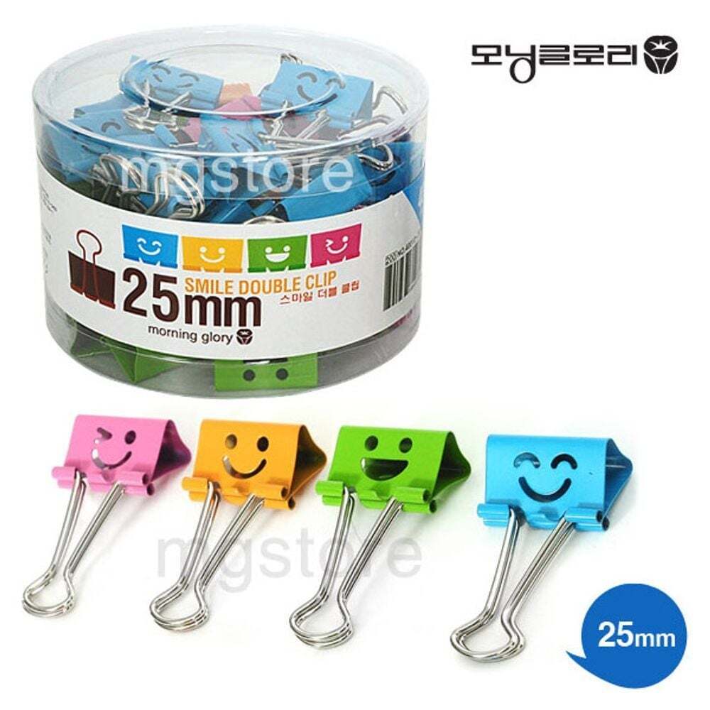 지오벤처스 모닝글로리 200 스마일 더블클립 (25mm) 48ea