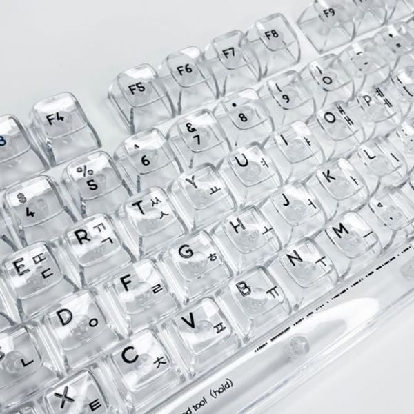 알티피아 [하프클럽/알티피아]투명 키보드 키캡 플라스틱 키보드 키캡
