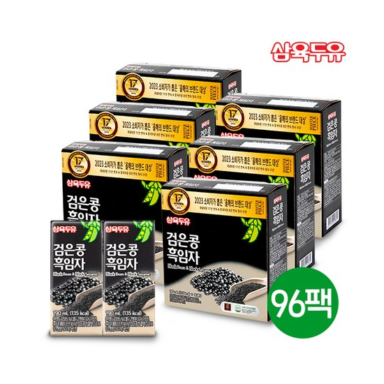 [삼육두유]삼육두유 검은콩흑임자 190ml x 96팩