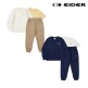 [아이더]*아이더공식 키즈 에센셜 맨투맨 반팔티 조거팬츠 3PCS 세트 JUU23201 (정상가:139,000)